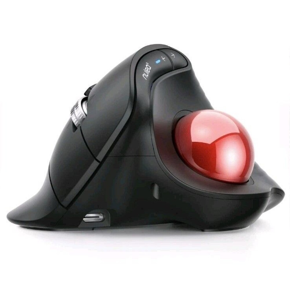 Nulea M514 Wireless Trackball Mouse - Reduce Wrist Strain with Ergonomic
